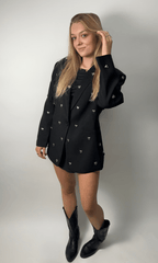 Lots of Hearts blazer zwart - Label Novie
