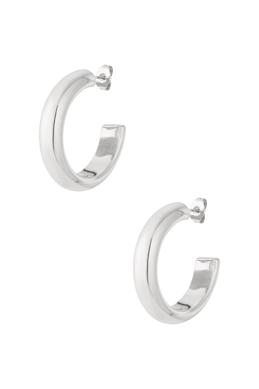 Thick Hoop Earrings - Label Novie