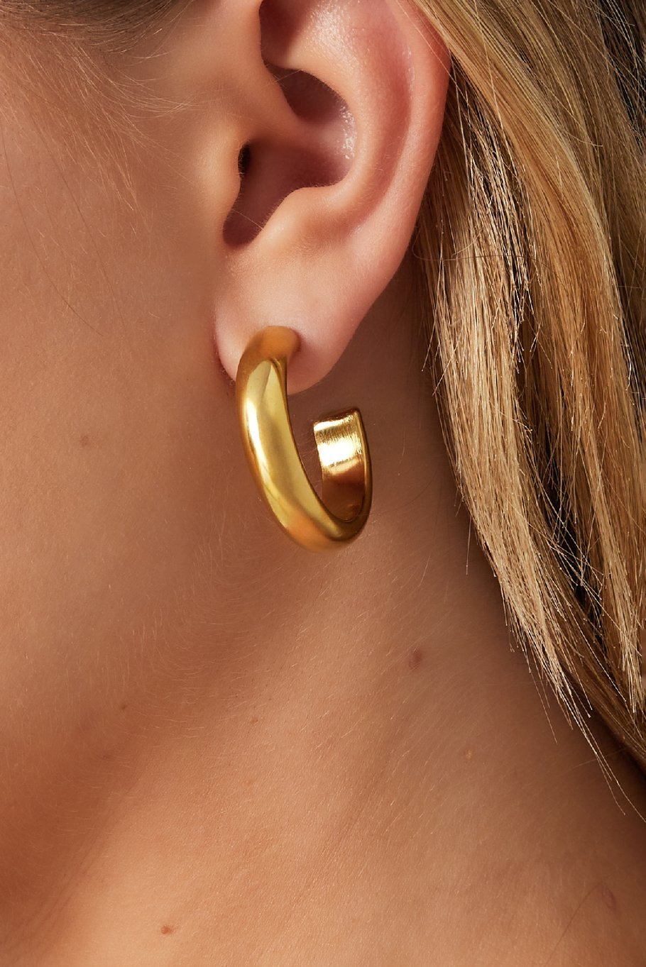Thick Hoop Earrings - Label Novie