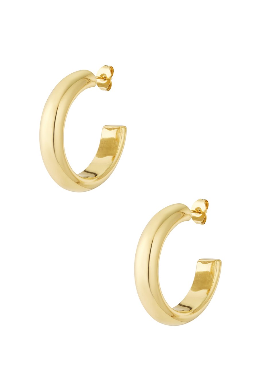 Thick Hoop Earrings - Label Novie
